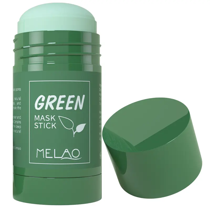 OEM ODM Clay Mask Stick Facial Skincare Matcha Whitening Cleansing Green Tea Mask Stick For Face MELAO