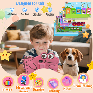 Tốt Nhất Bán <span class=keywords><strong>7</strong></span>-Inch Trẻ Em Máy Tính Bảng PC HD IPS Quad Core 2GB Bộ Nhớ Hoàn Hảo Giáng Sinh Màu Đen Món Quà Friday Màu Sắc Tươi Sáng Sản Phẩm Mới - Product Image 3