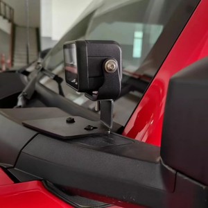 Soporte de Luz de Acero para Pilar A, de Una o Dos Capas, para <span class=keywords><strong>Ford</strong></span> <span class=keywords><strong>Bronco</strong></span> 2021+, <span class=keywords><strong>Precio</strong></span> al por Mayor, Accesorios Exteriores Todoterreno <span class=keywords><strong>4x4</strong></span> - Product Image 4