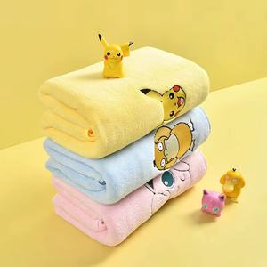 Toalla de Bebé Suave de Microfibra de Secado Rápido con Personajes de Dibujos Animados Personalizados para Niños - Product Image 5