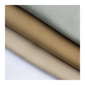 Hot selling 108*56 wholesale twill woven 100% cotton canvas elastic cloth material fabric cotton for clothing