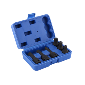 NBHTYT 1/2 Pneumatic Hexagonal Torx Socket <strong>Set</strong> <strong>6</strong>-<strong>Piece</strong> M14-M16 CR-Mo 12-Point Bit 3-Year Warranty Durable <strong>Car</strong> Repair Tool Box - Product Image 2