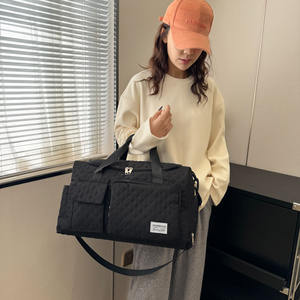 Vente en gros sac de sport unisexe simple sac de <span class=keywords><strong>voyage</strong></span> Oxford léger de grande capacité multi-poches bac à chaussures de rangement séparé sec et humide - Product Image 2