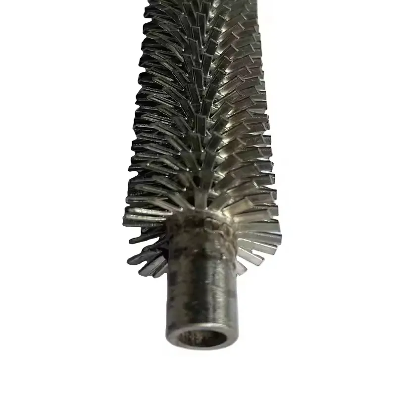 Tubo de aleta espiral dentado de acero inoxidable de alto rendimiento de costo/tubo con aletas