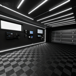 Tấm lát sàn nhựa ngoài trời hiện đại, chất liệu PP, lắp ghép, tháo rời, dùng cho gara và showroom ô tô - Product Image 1