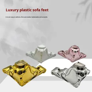 Nuove Gambe per Mobili in Plastica di Lusso, Design Moderno e Semplice, Modello Personalizzabile per Divani, Letti, Armadi, Decorative e Rialzanti, Vendita all'Ingrosso - Product Image 1