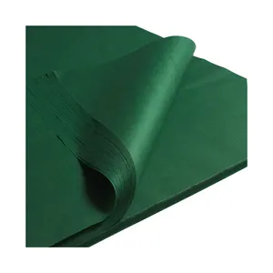 مناديل ورقية خضراء 17 جم/متر مربع مخصصة