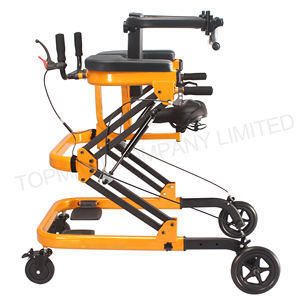 Déambulateur fonctionnel pour adultes CE, réglable, avec siège, pour l'apprentissage de la marche - Product Image 1