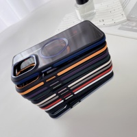 Nouvelle couverture arrière de téléphone portable magnétique sans fil d'anneau de fer acrylique pour Samsung S22 23 24 Plus Ultra FE A55 A05 A15 M15 A12 A13 A14