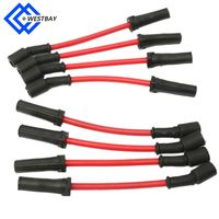 Ensemble authentique de 8 pièces, fils de démarrage universels pour bougies d'allumage Chevrolet LSX LS1 LS2 LS3 LS6 LS7 de 10 mm