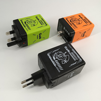 Chargeur Super Rapide GaN 120W de Haute Qualité avec Prise EU US UK et Câble Double Rétractable de 80 cm Type-C 20W de Puissance de Sortie pour Téléphone