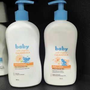 Loción Hidratante Diaria para Bebés de 400 ml, Manteca de Karité, Reparación Calmante, Loción para el Cuidado de la Piel del Cuerpo del Bebé - Product Image 1