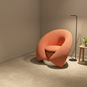 Fauteuil d'appoint moderne en tissu, canapé paresseux pour salon de boutique de streetwear design et décoration d'espace de relaxation premium pour centre post-partum - Product Image 3