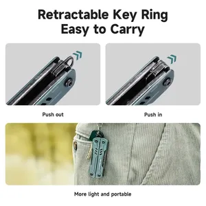 Nouvel Outil Multifonctionnel 12-en-1 Mini Sailor S11 Pro, Ciseaux Pliants d'Extérieur, Tournevis Combiné, Porte-clés EDC Portable NE20382 - Product Image 4