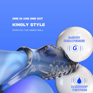 Vibranti Sex Toy manicotto per prolungamento circonferenza glande realistiche <span class=keywords><strong>G</strong></span> <span class=keywords><strong>Spot</strong></span> stimolazione vaginale blocco eiaculazione - Product Image 5