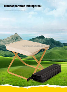 Taburete de tubo de Metal plegable portátil para actividades al aire libre, conveniente viaje, caminata, Camping, Picnic, pesca, fiesta, silla con cremallera - Product Image 5