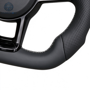 Oferta Especial: Accesorios para Volkswagen Golf 7.5 GTI R Tiguan Jetta MK7, Botones de Cuero para Volante, Paletas de Cambio, Marco - Product Image 5