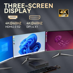 HelorPC AMD迷你电脑R9双RJ45以太网局域网2高清DP HTPC迷你电脑，适用于带风扇的家庭游戏玩家 - Product Image 4