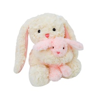 Ensemble de poupées animales parent-enfant, grand ours en peluche tenant une petite poupée bébé, compagnon pour enfants, cadeau d'anniversaire, super doux
