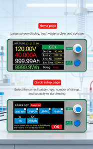 Testeur de batterie numérique LDK-12050 120V 50A, déchargeur haute intensité pour test de capacité des batteries au plomb-acide et au lithium - Product Image 6