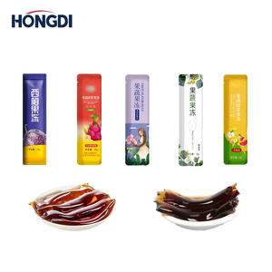 La máquina de envasado de líquidos con 4 columnas es adecuada para envasar Zumo de ciruela y miel. - Product Image 4