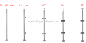 YL Moderne Korrosionsbeständige Baluster-Stahlgeländer-Designs für Villen-Balkon und Treppen Edelstahl <span class=keywords><strong>DIY</strong></span> Sicherheitszaun - Product Image 2