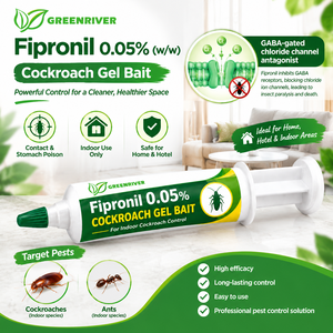 Oferta Especial: Gel <span class=keywords><strong>Insecticida</strong></span> Fipronil 0.05% para Cucarachas, Cebo de Acción Rápida, Eliminador de Cucarachas y <span class=keywords><strong>Hormigas</strong></span>, Uso en Interiores - Product Image 2