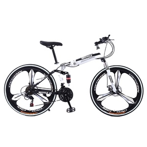 Bicicletta Pieghevole 24 Pollici, Spedizione Gratuita, Campione Disponibile, Bici 21 Velocità, 26 27.5 29 Pollici, Bicicletta per Adulti, Bicicletta da Montagna Pieghevole da Uomo - Product Image 1