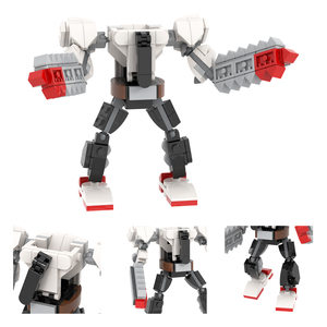 MOC1243 ชุดตัวต่อพลาสติก โมเดลหุ่นยนต์ <span class=keywords><strong>Chainsaw</strong></span> Man สไตล์อนิเมะ ของเล่นเสริมพัฒนาการสำหรับเด็ก 181 ชิ้น - Product Image 6