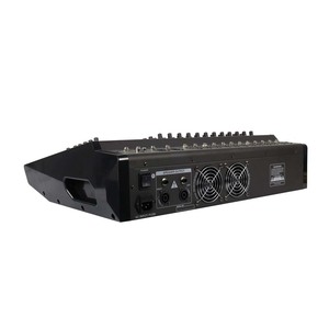 Gooermi-Consola de 12 canales, mezcla de 16 efectos <span class=keywords><strong>DSP</strong></span>, interfaz USB, mezclador de audio de potencia de sonido para puesta en escena - Product Image 5