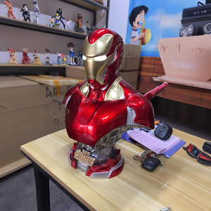 Statua in Resina GK di <span class=keywords><strong>Iron</strong></span> <span class=keywords><strong>Man</strong></span> MK50 <span class=keywords><strong>Avengers</strong></span>, Modello Mezzo Busto, Decorazione Natalizia da Scrivania, Regalo - Product Image 3