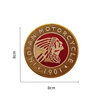 Écussons brodés thermocollants pour vêtements de motards indiens, à coudre sur les chapeaux, sacs, vestes de motard, manteaux, badges décoratifs