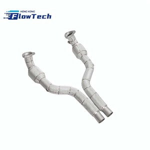 ชุดท่อลงไอเสียแบบ High-Flow Sport พร้อมฉนวนกันความร้อนสำหรับ Maserati GT 4.2L 4.7L V8 – ผลิตจากสแตนเลส T304 - Product Image 3