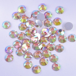 Oleeya Factory Bulk Wholesale AB Colors <b>Resin</b> Flat Back Rhinestone Non Hotfix Rhinestone Jelly Rhinestones for Nail Art DIY - Product Image 3