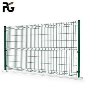 Panneau <span class=keywords><strong>de</strong></span> clôture en maille en V incurvée 3D <span class=keywords><strong>de</strong></span> 1,80 m <span class=keywords><strong>de</strong></span> haut, galvanisé, soudé, en métal, pour jardin, sécurité, clôture, ranch, piscine, maisons - Product Image 1