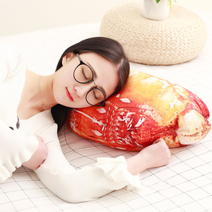 Cojín de Peluche con Forma de Bistec, Simulación Realista, Lindo y Creativo, Muñeco para Siesta <span class=keywords><strong>Kuso</strong></span>, Relleno de Algodón PP - Product Image 4