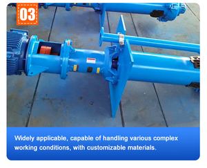 Bomba Eléctrica Vertical para Minería, Bomba de Succión y Descarga de Arena, Bomba Sumergible para Dragado de Estanques, Bomba para Transporte de Lodos y Arena - Product Image 6