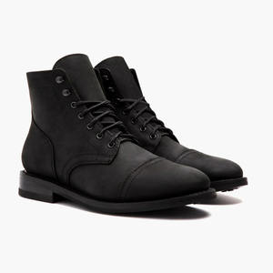Nouvelles bottes de <span class=keywords><strong>moto</strong></span> montantes rétro de style américain pour hommes, en PU artificiel, idéales pour le commerce transfrontalier. - Product Image 6