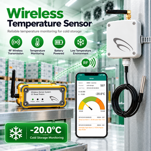 64 Channels Wireless Temperature Sensor -55~125C 0.25% Accuracy Cold Chain waterproofTemperature Monitor - Product Image 1