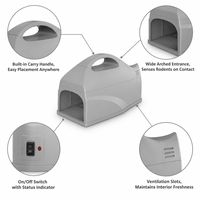 Piège à rats électrique intelligent avec contrôle WiFi via application, haute tension, tuer instantanément les souris, réinitialisation automatique, réutilisable, sans produits chimiques, tueur de rongeurs