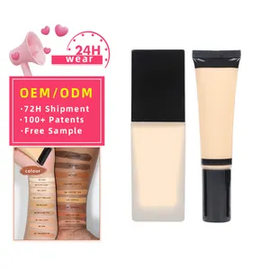 OEM 48 Hours Wear Liquid Custom Luxury Private Label Makeup Waterproof Beauty Foundation For Makeup Base