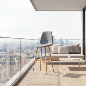 Muebles de Comedor, Taburetes de Bar Modernos de Estilo Nórdico, Muebles <span class=keywords><strong>para</strong></span> el Hogar y Hoteles, Directo de Fábrica, Reposapiés, Cómodas Sillas de Bar - Product Image 3