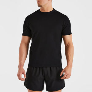 Camiseta Básica de Color Sólido, Corte Regular, para Hombre, Manga Corta, Ecológica, 100% Algodón, 210g, para Uso Diario - Product Image 3