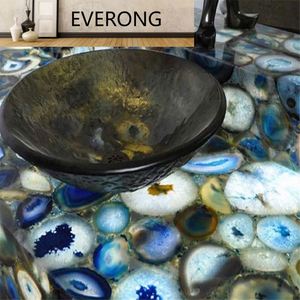 Losas <span class=keywords><strong>de</strong></span> Piedra <span class=keywords><strong>de</strong></span> Ágata Azul Translúcida Natural Premium, Grandes y Brillantes, para Pisos y Encimeras - Product Image 6