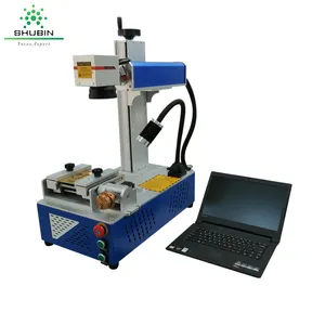 Factory direct 30W Raycus fiber laser metal marking machine engraving machine for aluminum gold silver and copper engraving