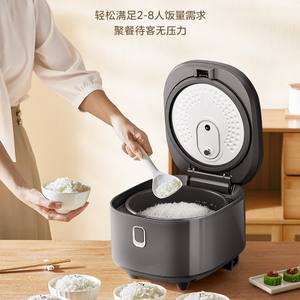 Olla Arrocera Midea de 4L, de Acero Inoxidable, Color Gris, Forma de Tambor, Eléctrica, con Función de Reserva y Bajo Contenido de Azúcar, para el Hogar y Dormitorios - Product Image 3