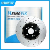 Kit de gros disques de frein pour système de freinage ventilé Rotor Racing en deux pièces pour Dodge Durango GTG Plus 2021