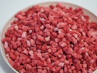 100% natuurlijke gevriesdroogde aardbeienblokjes, bulkverpakking, knapperige fruitschijfjes, bak ingrediënten, topping voor yoghurt en ontbijtgranen