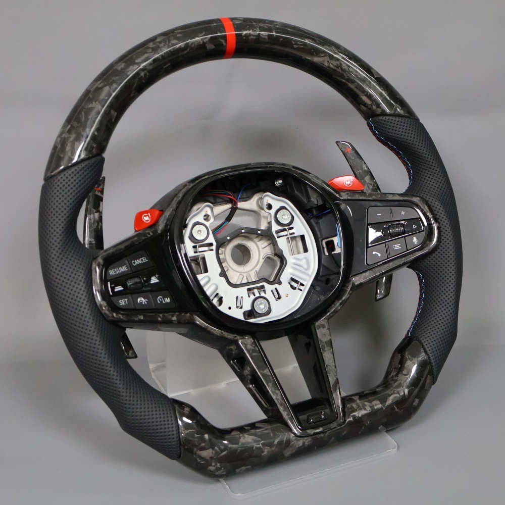 Compatible CS Forged Carbon Fiber Steering Wheel (BMW Fitment), photo 3