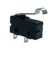 Micro-interrupteur de haute qualité 10a 250v SPST-NO Fonction 2 broches avec levier à rouleaux Micro-interrupteur pour purificateur d'air